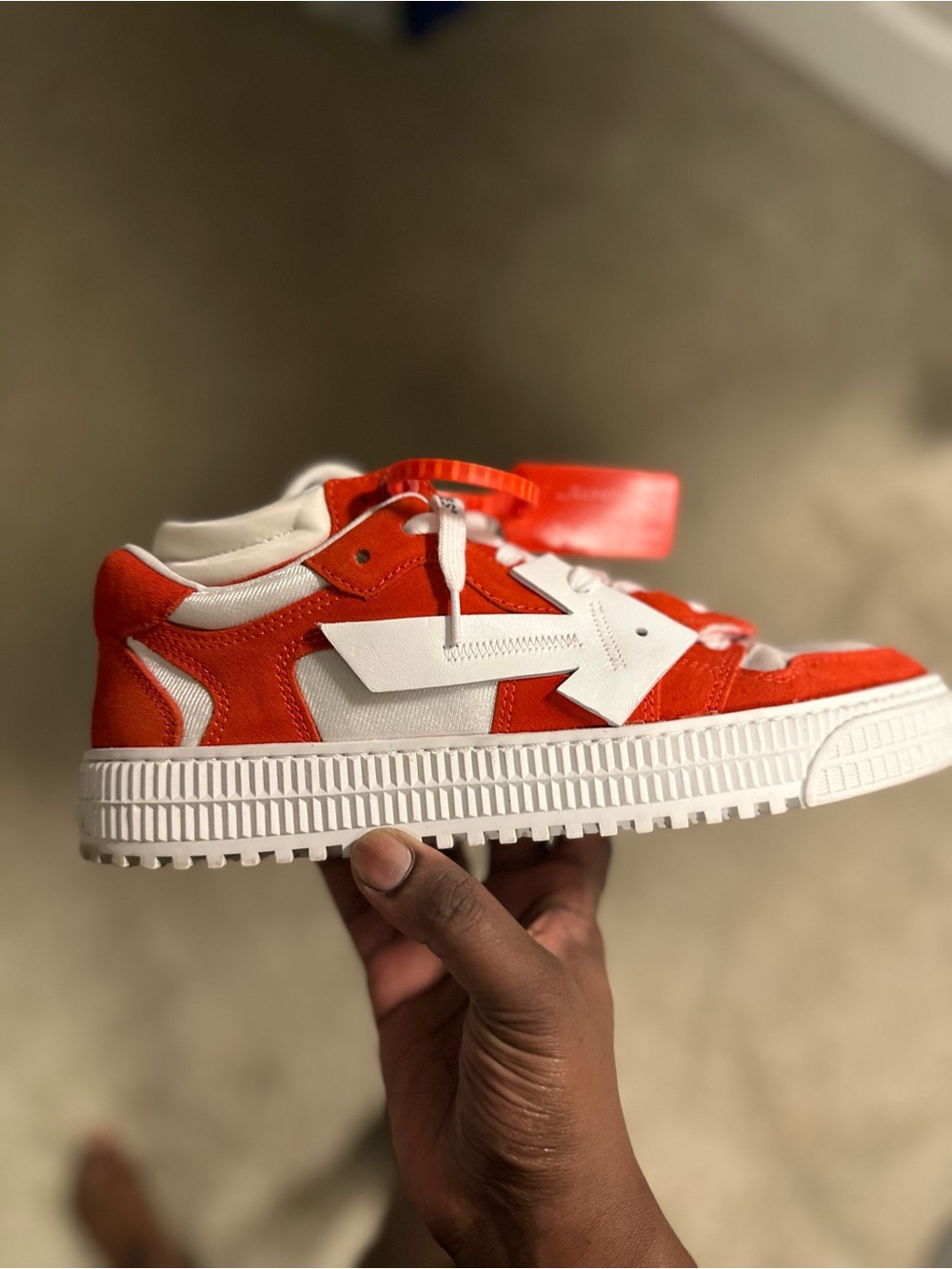 Off - White Low Top Sneaker